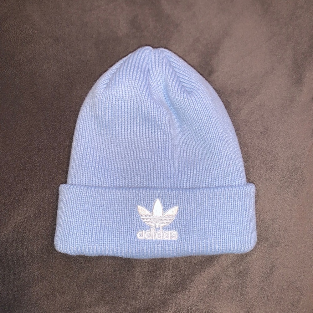 ADIDAS Baby Blue Beanie // Like New